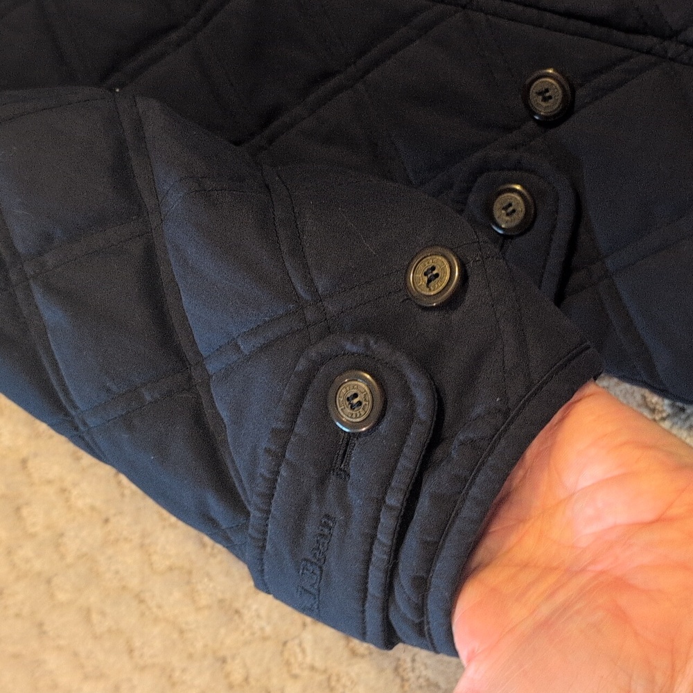 Vintage Women's L.L. Bean Quilted Coat With Thermomor Thermal Insulation - Picture 14 of 16
